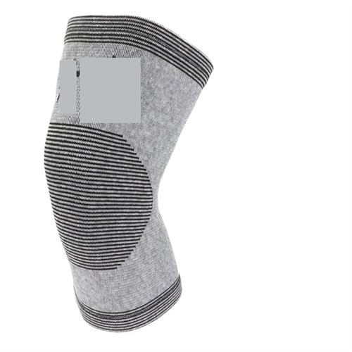 DJSKLDF Warm Knee Pads 1 Pcs Knee Warm Support Brace Leg Sleeve Elasticated Bandag Pad Charcoal Knitted Elbow KneePad(Dark Grey,S) von DJSKLDF