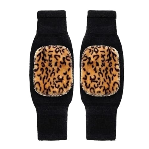 DJSKLDF Warm Knee Pads 1Pair Unisex Cashmere Wool Knee Brace Pads Winter Warm Thermal Warmers Sleeve for Ski Cycling Dance Runing Sports(2) von DJSKLDF