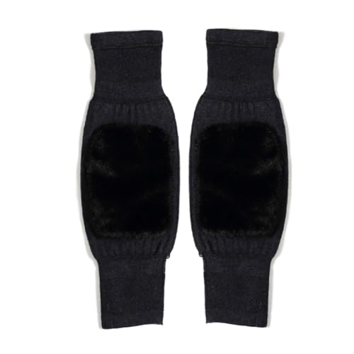 DJSKLDF Warm Knee Pads 1Pair Unisex Cashmere Wool Knee Brace Pads Winter Warm Thermal Warmers Sleeve for Ski Cycling Dance Runing Sports(4) von DJSKLDF