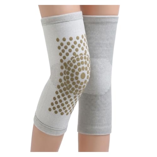 DJSKLDF Warm Knee Pads Self Heating Support Knee Pad Brace Warm For Pain Relief Injury Recovery Belt Massager Leg Warmer(White) von DJSKLDF