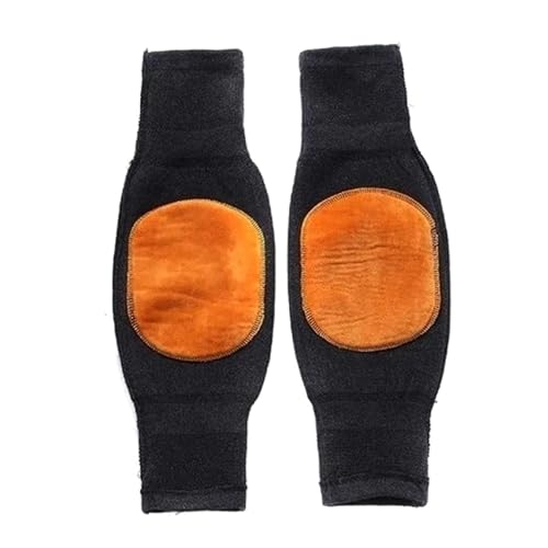 DJSKLDF Warm Knee Pads Unisex Wool Knee Brace Pads Winter Warm Thermal Warmers Thicken Lengthen Breathable Elastic Knees Sleeves 1Pair(2) von DJSKLDF