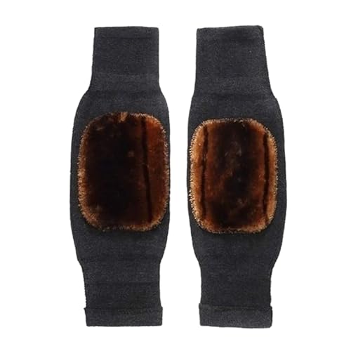 DJSKLDF Warm Knee Pads Unisex Wool Knee Brace Pads Winter Warm Thermal Warmers Thicken Lengthen Breathable Elastic Knees Sleeves 1Pair(5) von DJSKLDF