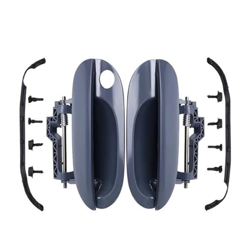 DJWSHENRUI 4Pcs Außerhalb Türöffner Griff 51218245461 51218245462 For BMW 5 Series E39 1997-2003 51218245463 51218245464/55/56(Front left rear pair) von DJWSHENRUI