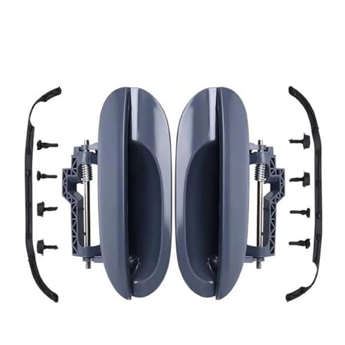 DJWSHENRUI 4Pcs Außerhalb Türöffner Griff 51218245461 51218245462 For BMW 5 Series E39 1997-2003 51218245463 51218245464/55/56(Rear left rear pair) von DJWSHENRUI