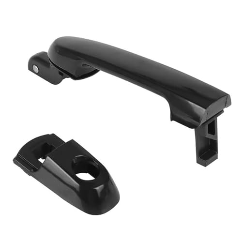 DJWSHENRUI Außentürgriff For Hyundai Accent 2006-2011 Äußerer Griff Ersatzteile 82650-1E050 82660-1E050(Black Front Left) von DJWSHENRUI