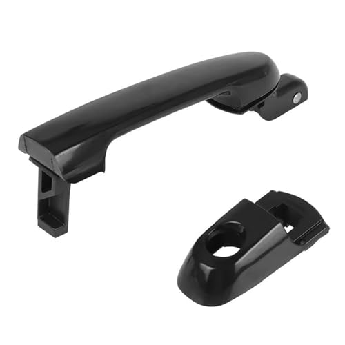 DJWSHENRUI Außentürgriff For Hyundai Accent 2006-2011 Äußerer Griff Ersatzteile 82650-1E050 82660-1E050(Black Front Right) von DJWSHENRUI