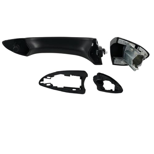DJWSHENRUI Auto Außentür Griffe For BMW X5 E53 2000-2006 Außerhalb Tür Griff 51218243617 51218243618 51218257737(Pitted surface REAR LEFT) von DJWSHENRUI