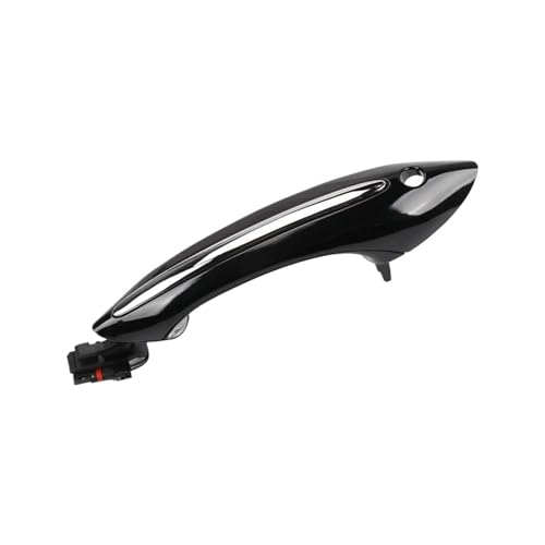 DJWSHENRUI For BMW F02 F10 F06 F07 Auto Außen Komfort Zugang Türgriff Keyless Go Ersatz 5 6 7 Serie Schwarz Weiß Braun 2011-2017(Black Front Left) von DJWSHENRUI