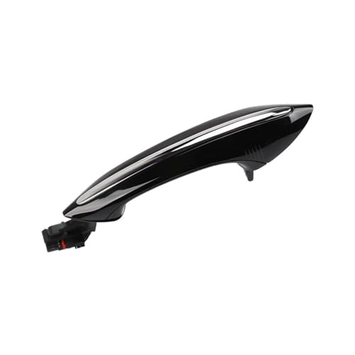 DJWSHENRUI For BMW F02 F10 F06 F07 Auto Außen Komfort Zugang Türgriff Keyless Go Ersatz 5 6 7 Serie Schwarz Weiß Braun 2011-2017(Black Rear Left) von DJWSHENRUI