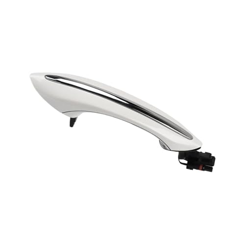 DJWSHENRUI For BMW F02 F10 F06 F07 Auto Außen Komfort Zugang Türgriff Keyless Go Ersatz 5 6 7 Serie Schwarz Weiß Braun 2011-2017(White Rear Right) von DJWSHENRUI