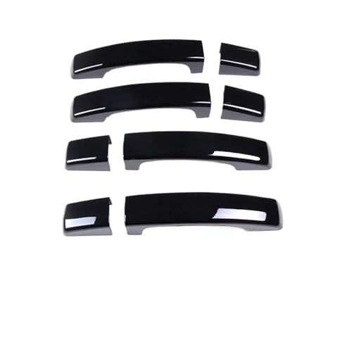 DJWSHENRUI For Rover Discovery 4 LR4 Range Rover Sport 08-13 For Land Rover Freelander 2 10-15 Türgriff Dekorative Abdeckung(Piano Black) von DJWSHENRUI