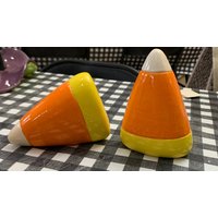 Handgefertigtes Set Aus Keramik Candy Corn von DJsCeramicsCrafts