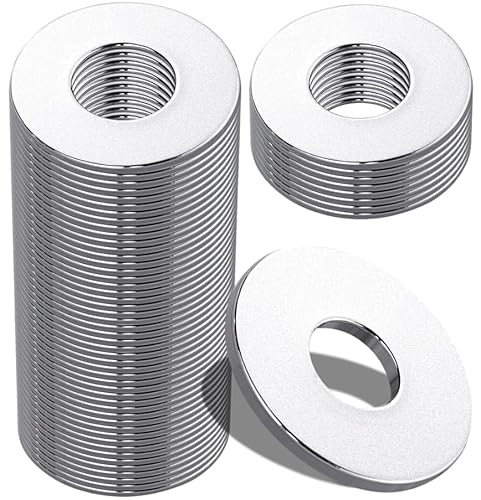 DKBT 60 Stück M5 Unterlegscheiben M5 x 15mm Edelstahl 304 A2 Karosseriescheiben Beilagscheiben Rostfreie U- Scheiben Flat Washers für Schrauben Muttern Gewindestange Bolzen von DKBT