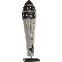 Dkd Home Decor - Albasia Iron Decoration 19x10x78 Natural Mask Albasia Eisen mehrfarbige Farbfamilien -Figuren Détails Details von DKD HOME DECOR