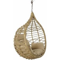 Garten-Hängesessel Dkd Home Decor braun beige hellbraun Aluminium Kunststoff Rattan 90 x 70 x 110 cm 100 x 70 x 125 cm ( von DKD HOME DECOR