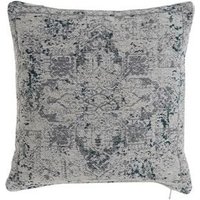Kissen Dkd Home Decor Hellblau Weiß Schwarz Polyester Baumwolle (45 x 12 x 45 cm) von DKD HOME DECOR