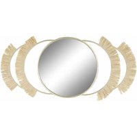 Dkd Home Decor - Metallfaserspiegel 89x2x40 Gold Faser Metall Fasermaterial Spiegel Spiegelspiegel Details von DKD HOME DECOR