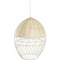 Dkd Home Decor - Ratan -Metallendecke 30x30x38 Hellbraunes Metall Ratan Multikolored Materialfamilie von Farbdecke und Wänden Details Dkd Home Decor - Ratan -Metallendecke 30x30x38 Hellbraunes Metall Ratan Multikolored Materialfamilie von Farbdecke und Wänden Details von DKD HOME DECOR