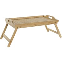 Dkd Home Decor - Tablett de Klappbett bamboo 64 x 30 x 24 cm von DKD HOME DECOR