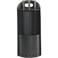 Kamin-set 3 edelstahl 11X2X51 schwarz edelstahl Materialfarbe schwarz Familie innendekoration Details von DKD HOME DECOR