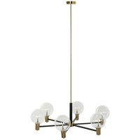 Kronleuchter deDecke Dkd Home Decor 83 x 83 x 128 cm Glas schwarz gold Metall 9 w Kronleuchter deDecke Dkd Home Decor 83 x 83 x 128 cm Glas schwarz gold Metall 9 w von DKD HOME DECOR