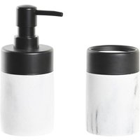 Set Dkd Home Decor white schwarz weiß/schwarz Metall Harz modern 7,2 x 7,2 x 16,4 cm Set Dkd Home Decor white schwarz weiß/schwarz Metall Harz modern 7,2 x 7,2 x 16,4 cm von DKD HOME DECOR