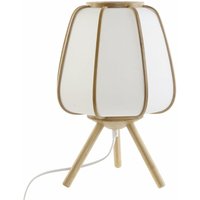 Tischlampe in Polyester Bambus 23x23x35 Bambus natürlicher Polyester Material Multicolor -Farbfamilienzeitlampen Details von DKD HOME DECOR