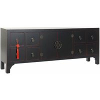 Tv -Möbel tv mdf 130x24x51 Orientaler Noir Sapin mdf Material Multicolore Color Family Buffets Et Möbel Details Details von DKD HOME DECOR