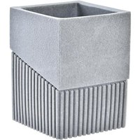 Zahnbürstenhalter Dkd Home Decor grau Harz 7,6 x 7,6 x 10 cm Zahnbürstenhalter Dkd Home Decor grau Harz 7,6 x 7,6 x 10 cm von DKD HOME DECOR
