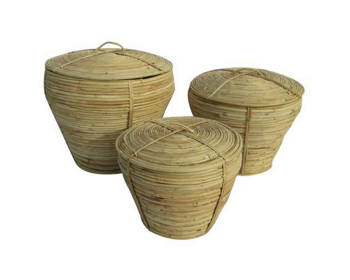 DKD Home Decor Aufbewahrungsbox Dkd home decor Korb-Set DKD Home Decor mit Deckel natürlich Rattan Tro DKD Home Decor Aufbewahrungsbox Dkd home decor Korb-Set DKD Home Decor mit Deckel natürlich Rattan Tro von DKD Home Decor