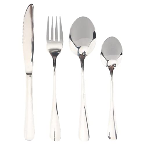 DKD Home Decor Besteckset Edelstahl silber (16 Stück) von DKD Home Decor