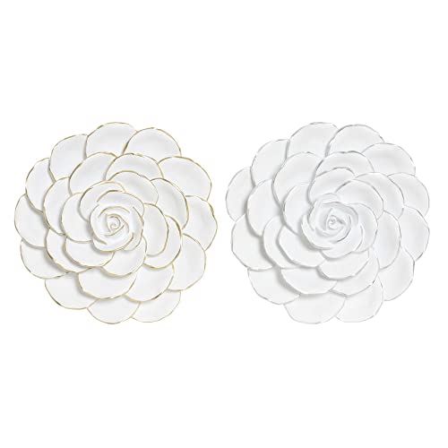 DKD Home Decor Blume Harz (2 Stück) (32 x 8 x 32 cm) (Referenz: S3018981) von DKD Home Decor