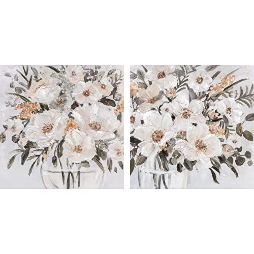 DKD Home Decor Blumenvase, 80 x 2,4 x 80 cm, 2 Stück von DKD Home Decor