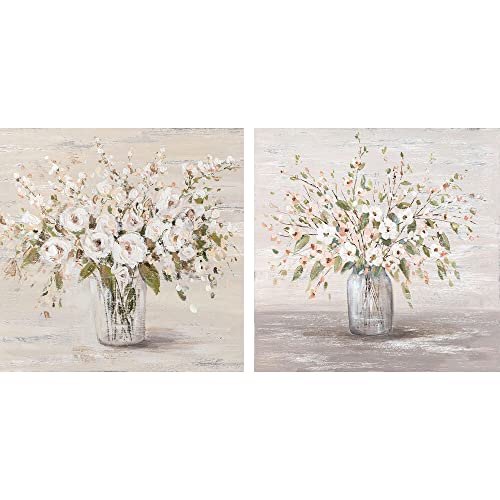 DKD Home Decor Blumenvase, 90 x 2,4 x 90 cm, 2 Stück von DKD Home Decor