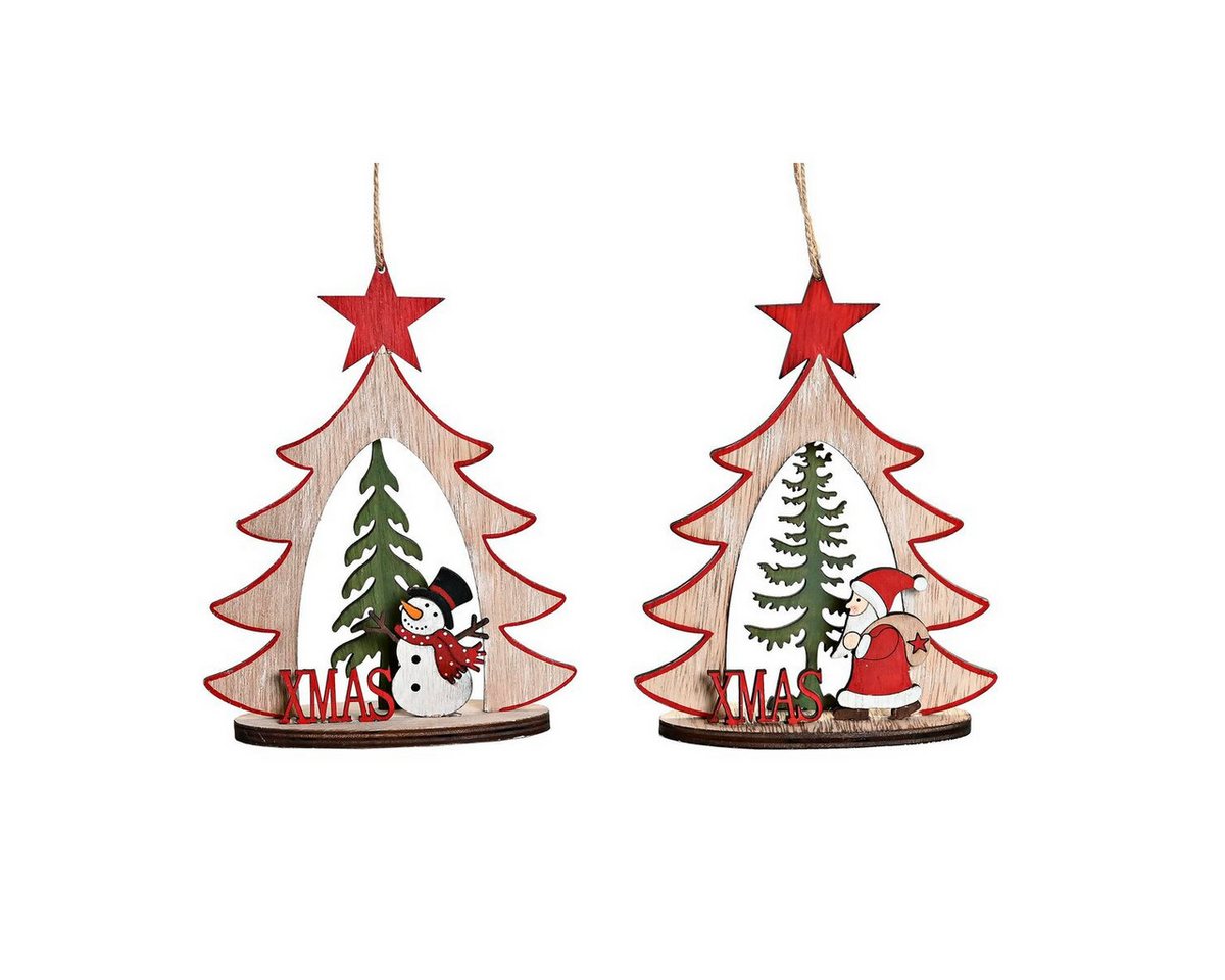 DKD Home Decor Christbaumschmuck Weihnachtsdekoration Baumschmuck Hängedekoration Baum 2 Stück 14 x 6 x DKD Home Decor Christbaumschmuck Weihnachtsdekoration Baumschmuck Hängedekoration Baum 2 Stück 14 x 6 x von DKD Home Decor