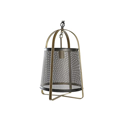 DKD Home Decor Deckenlampe der Marke Grau Gold Metall (31 x 31 x 52 cm) (Referenz: S3021078) von DKD Home Decor