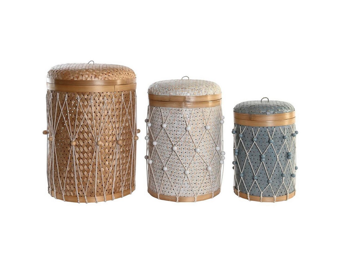 DKD Home Decor Dekoobjekt Dkd home decor Korb-Set DKD Home Decor Baumwolle Bambus Boho 46 x 46 x DKD Home Decor Dekoobjekt Dkd home decor Korb-Set DKD Home Decor Baumwolle Bambus Boho 46 x 46 x von DKD Home Decor
