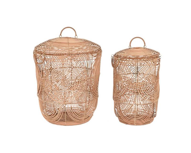 DKD Home Decor Dekoobjekt Korb-Set DKD Home Decor 45 x 45 x 57 cm Tropical von DKD Home Decor