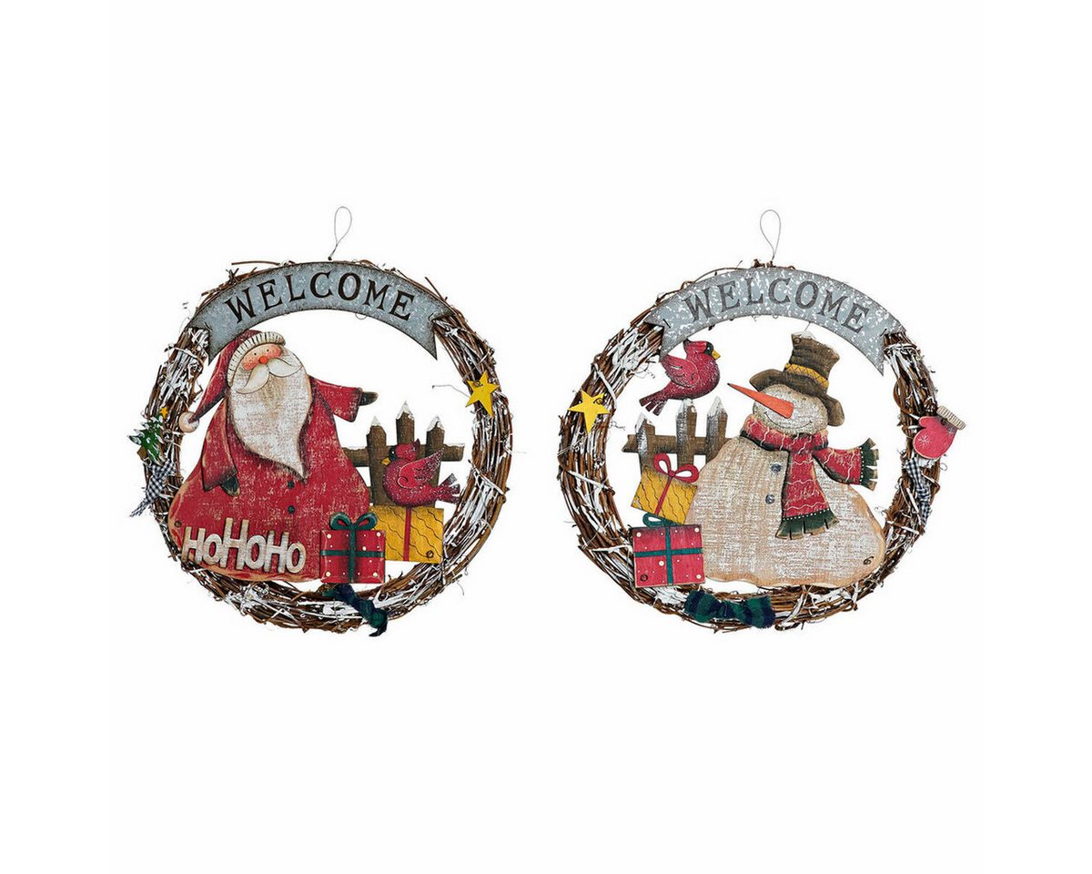 DKD Home Decor Dekoobjekt Weihnachtsschmuck DKD Home Decor Holz Schnur Weihnachtsmann 2 teilig 3 DKD Home Decor Dekoobjekt Weihnachtsschmuck DKD Home Decor Holz Schnur Weihnachtsmann 2 teilig 3 von DKD Home Decor