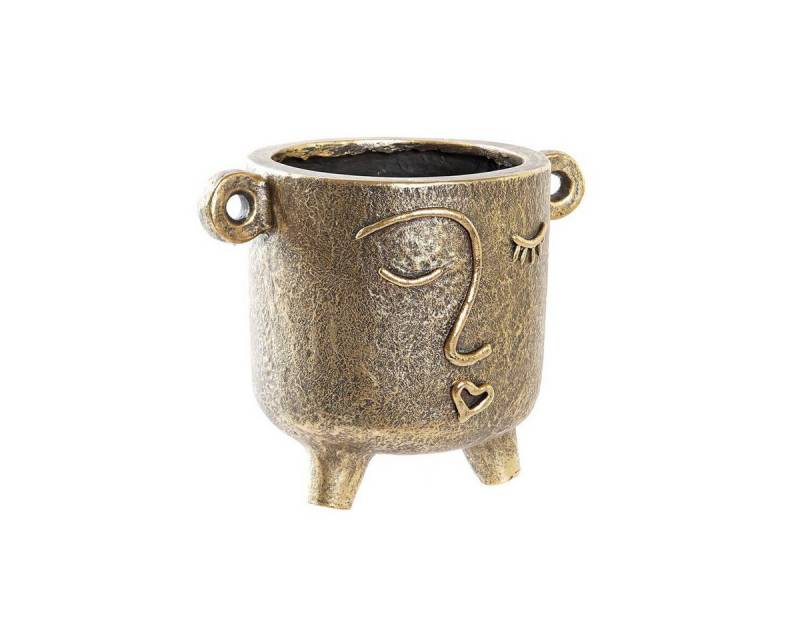 DKD Home Decor Dekovase Dkd home decor Vase DKD Home Decor Gesicht Golden Moderne 33 x 23 x 25 von DKD Home Decor