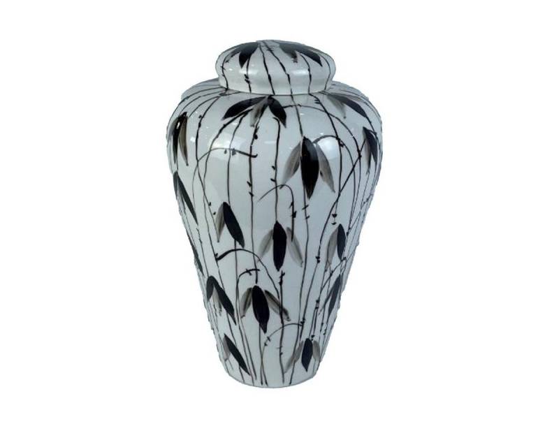 DKD Home Decor Dekovase Dkd home decor Vase DKD Home Decor Porzellan Schwarz Weiß Orientalisch von DKD Home Decor