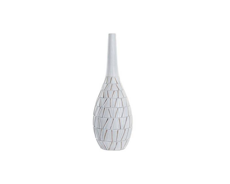 DKD Home Decor Dekovase Dkd home decor Vase DKD Home Decor Weiß Harz Moderne 18 x 18 x 50 cm von DKD Home Decor