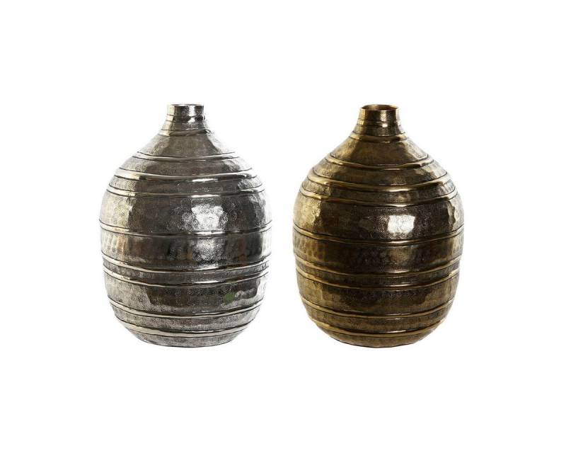 DKD Home Decor Dekovase Dkd home decor Vase DKD Home Decor 20 x 20 x 28,5 cm Silberfarben Gold von DKD Home Decor