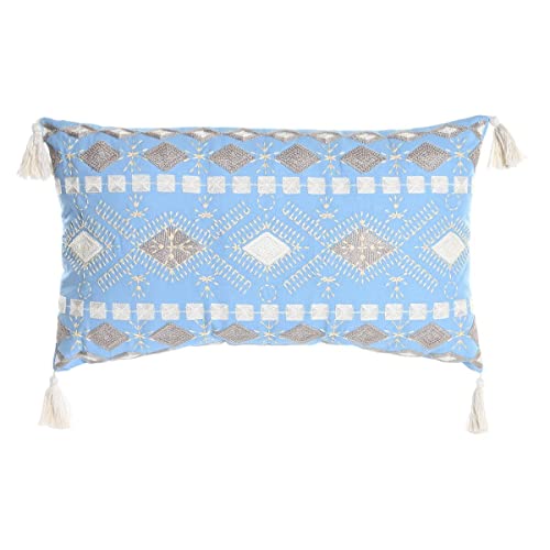 DKD Home Decor Kissen, blau, Estándar von DKD Home Decor