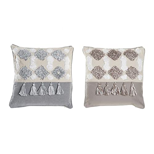 DKD Home Decor Kissen, Standard, Braun und Grau von DKD Home Decor