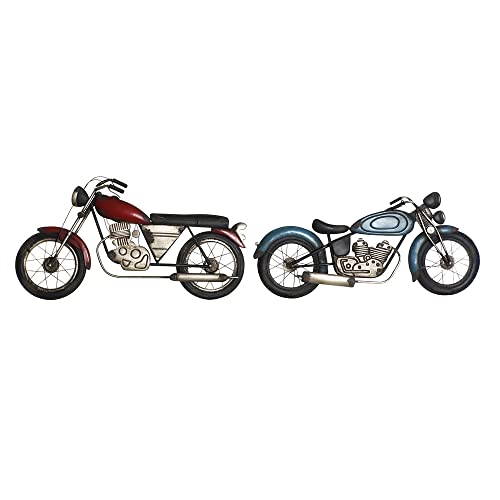 DKD Home Decor Metall Motorrad Wanddekoration (2 Stück) (54 x 6 x 35 cm) (Referenz: S3018903) von DKD Home Decor
