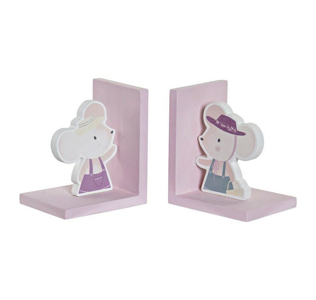 DKD Home Decor Papierscheren Bogstøtte Holz MDF (2 pcs) (12.5 x 9.5 x 14.5 cm) von DKD Home Decor