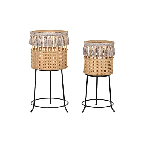 DKD Home Decor Pflanzkübel Set, Braun, Schwarz, Estándar DKD Home Decor Pflanzkübel Set, Braun, Schwarz, Estándar von DKD Home Decor