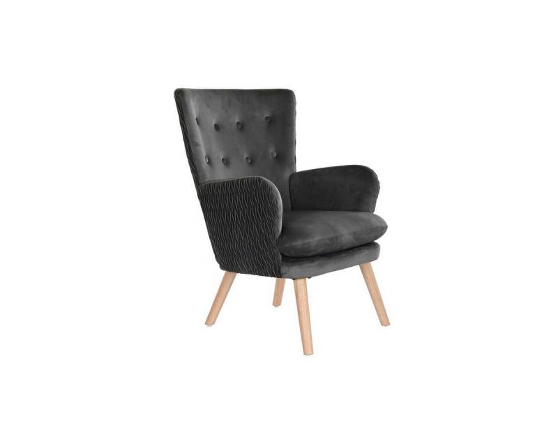 DKD Home Decor Sessel Sitz DKD Home Decor natürlich Holz Polyester Dunkelgrau 66 x 67 x 92 c DKD Home Decor Sessel Sitz DKD Home Decor natürlich Holz Polyester Dunkelgrau 66 x 67 x 92 c von DKD Home Decor