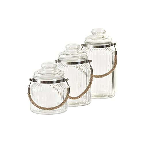 DKD Home Decor Set mit 3 Dosen, Estándar DKD Home Decor Set mit 3 Dosen, Estándar von DKD Home Decor